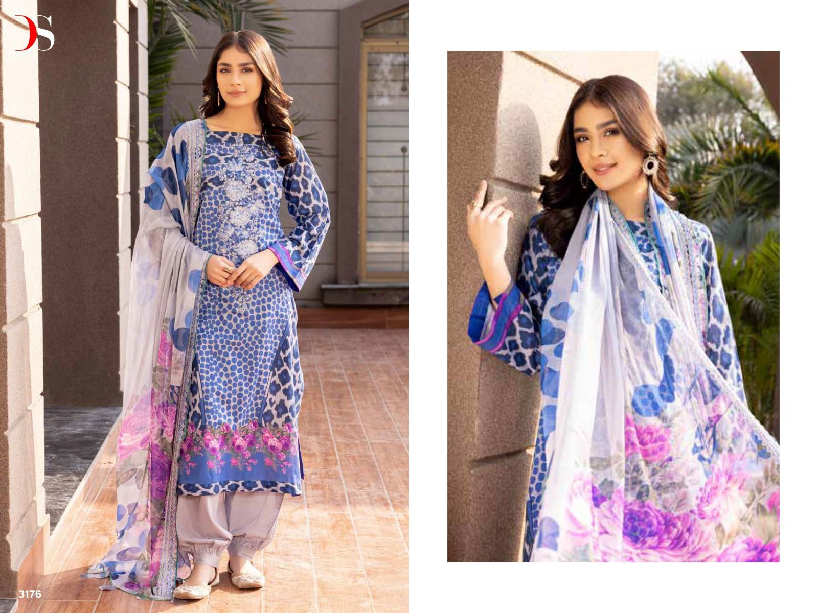 Charizma By Deepsy Embroidered Cotton Pakistani Suits Catalog